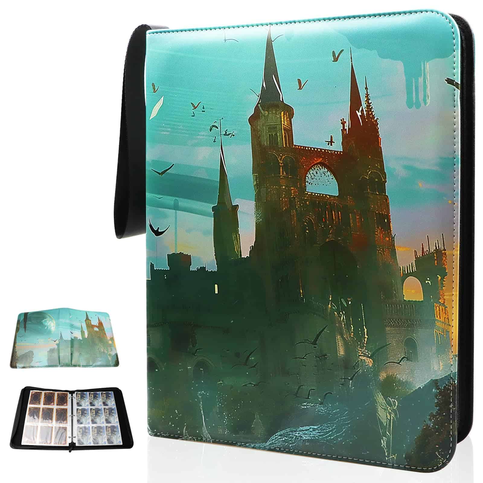 Carpeta para cartas coleccionables de 9 bolsillos con