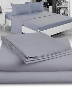 Juego de sábanas de punto de algodón 100% extra suave,