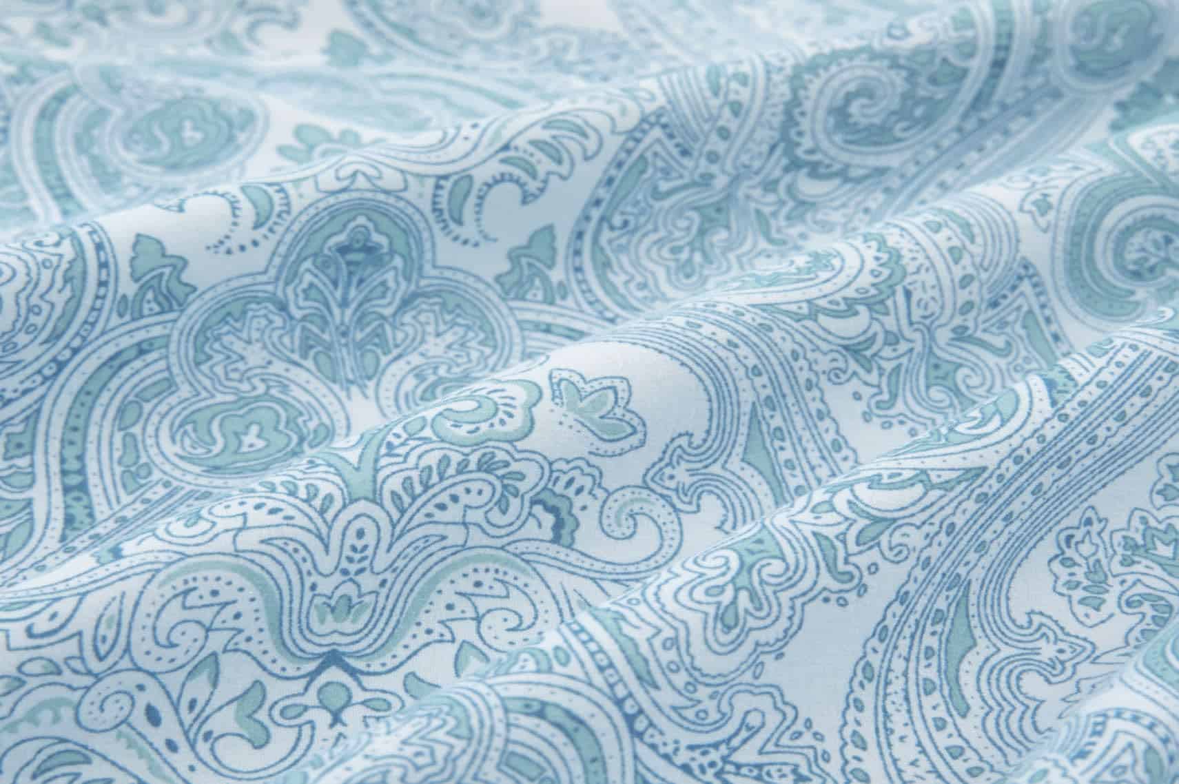 Juego de Sábanas tamaño Queen de Spirit -Azul Paisley - Imagen 7