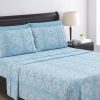 Juego de sábanas King Size Spirit Linen Home -Azul Paisley