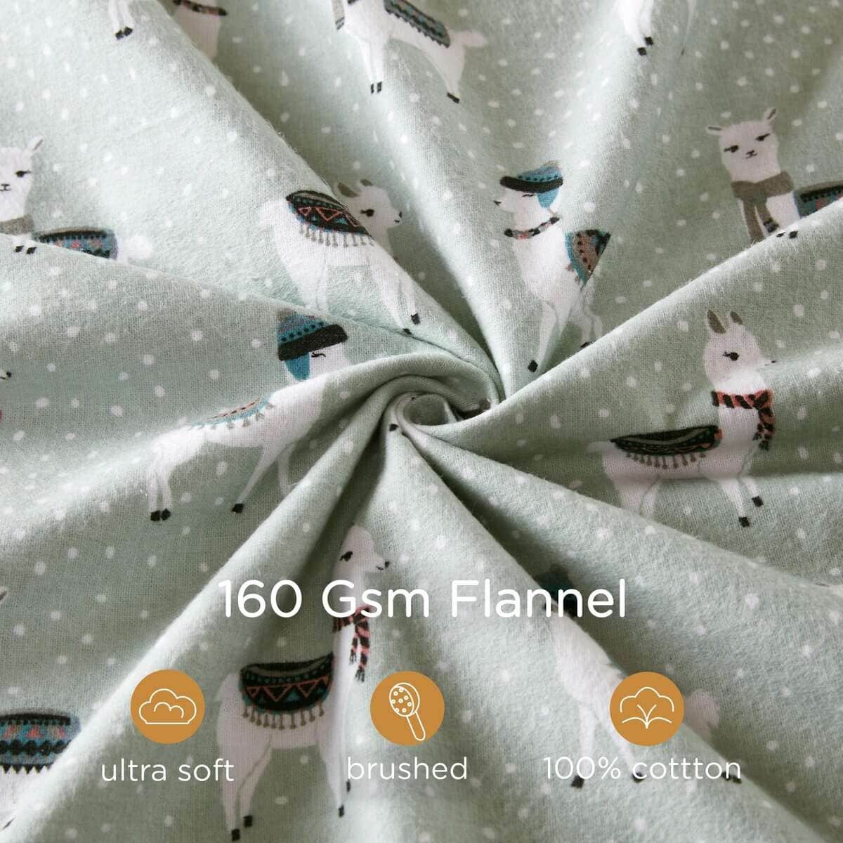 Juego de sábanas de franela Codi tamaño Twin- 3 Piezas - Imagen 4