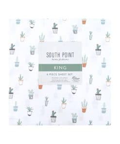 Juego de Sábanas Estampadas de 6 Piezas de South Point Home