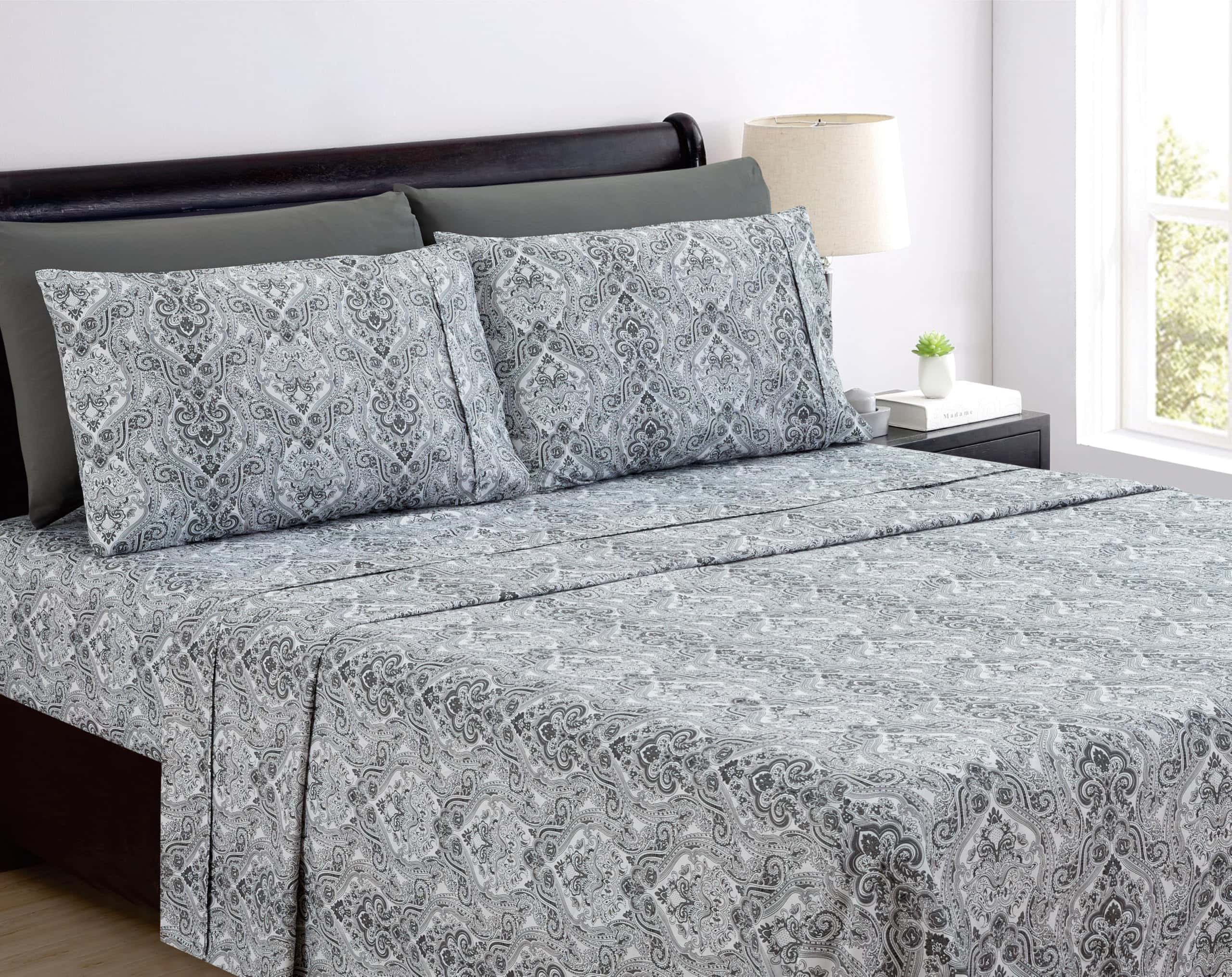 Juego de sábanas Queen Size de Spirit -Negro