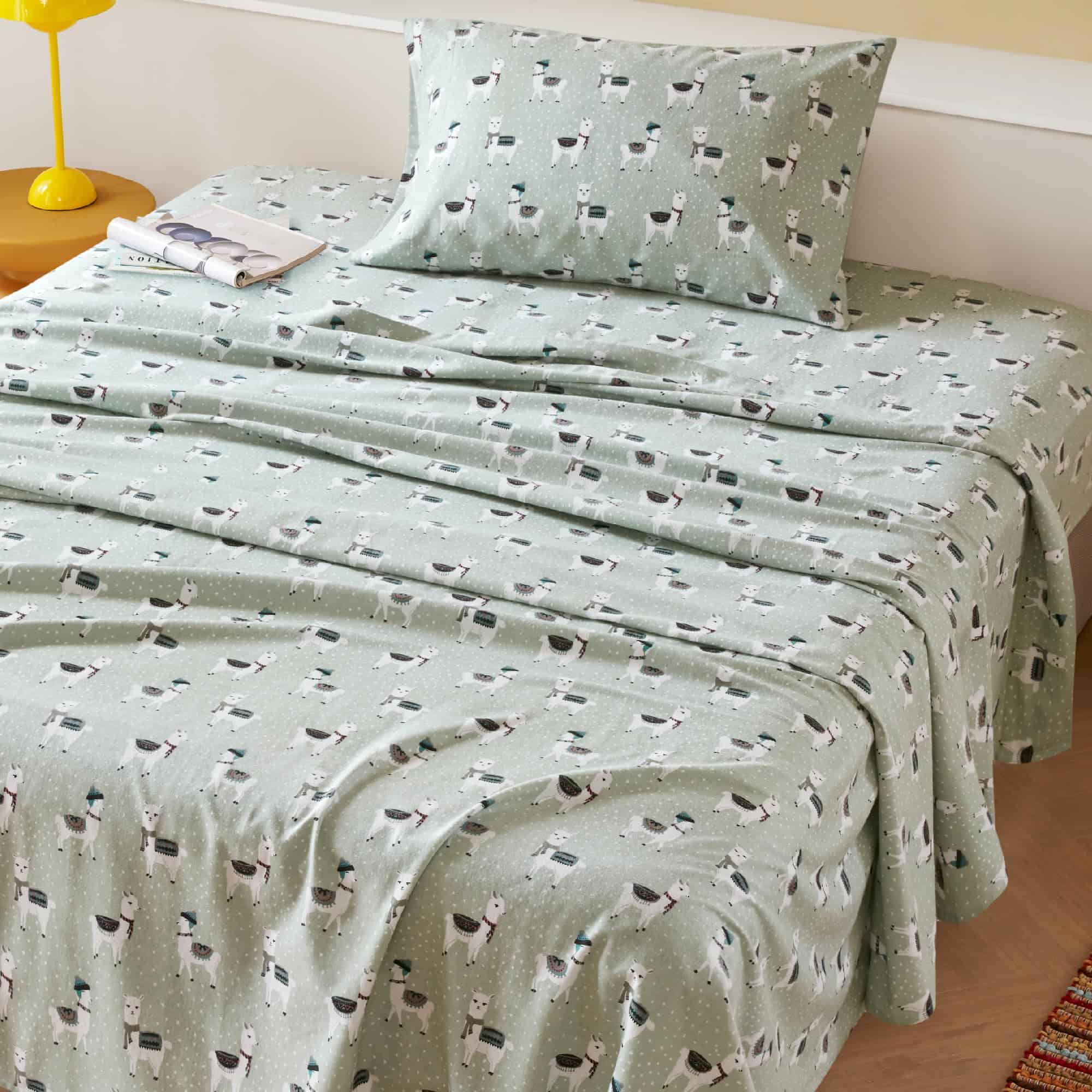 Juego de sábanas de franela Codi tamaño Twin- 3 Piezas - Imagen 3