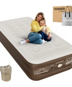Colchón de Aire Gemelo VOSSER con Bomba Incorporada, 15''