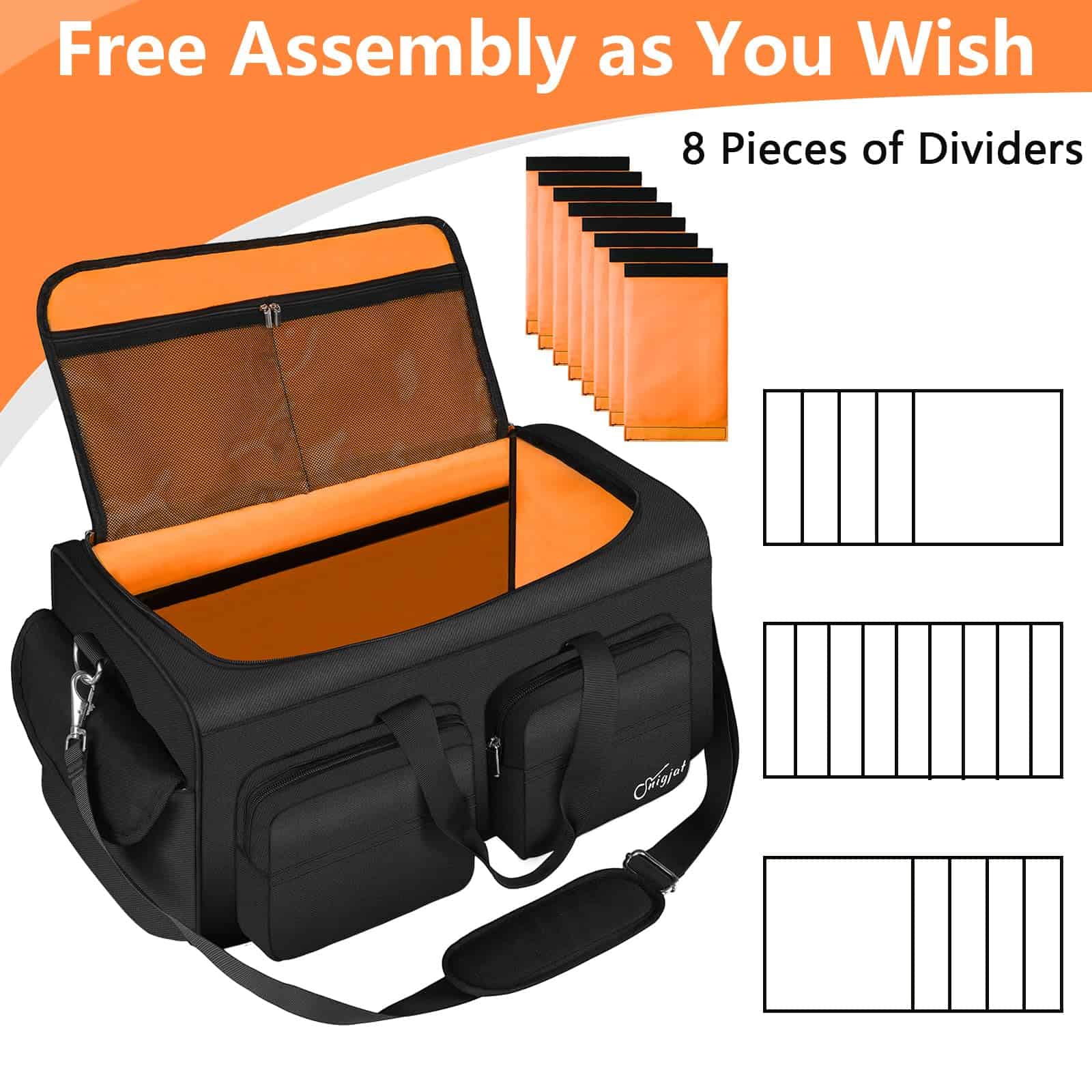 Bolso de Cable de DJ de Gran Capacidad SNIGJAT con 6 - Imagen 3