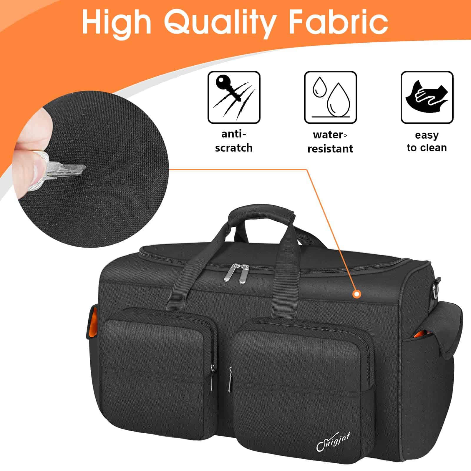 Bolso de Cable de DJ de Gran Capacidad SNIGJAT con 6 - Imagen 5