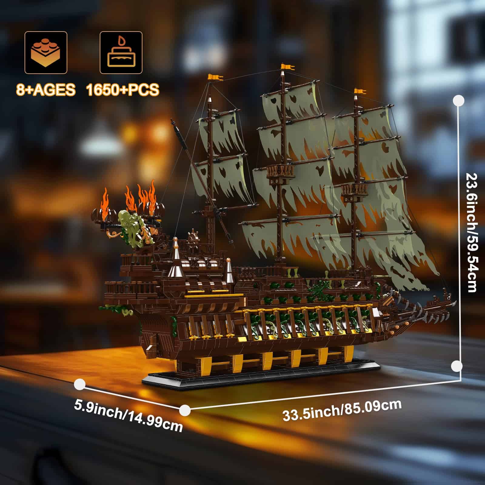 Modelo de Construcción de Barco Pirata NUTCRACKER para - Imagen 3