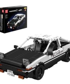 Mould King AE86 Trueno Initial D Car Pull Back Car Building