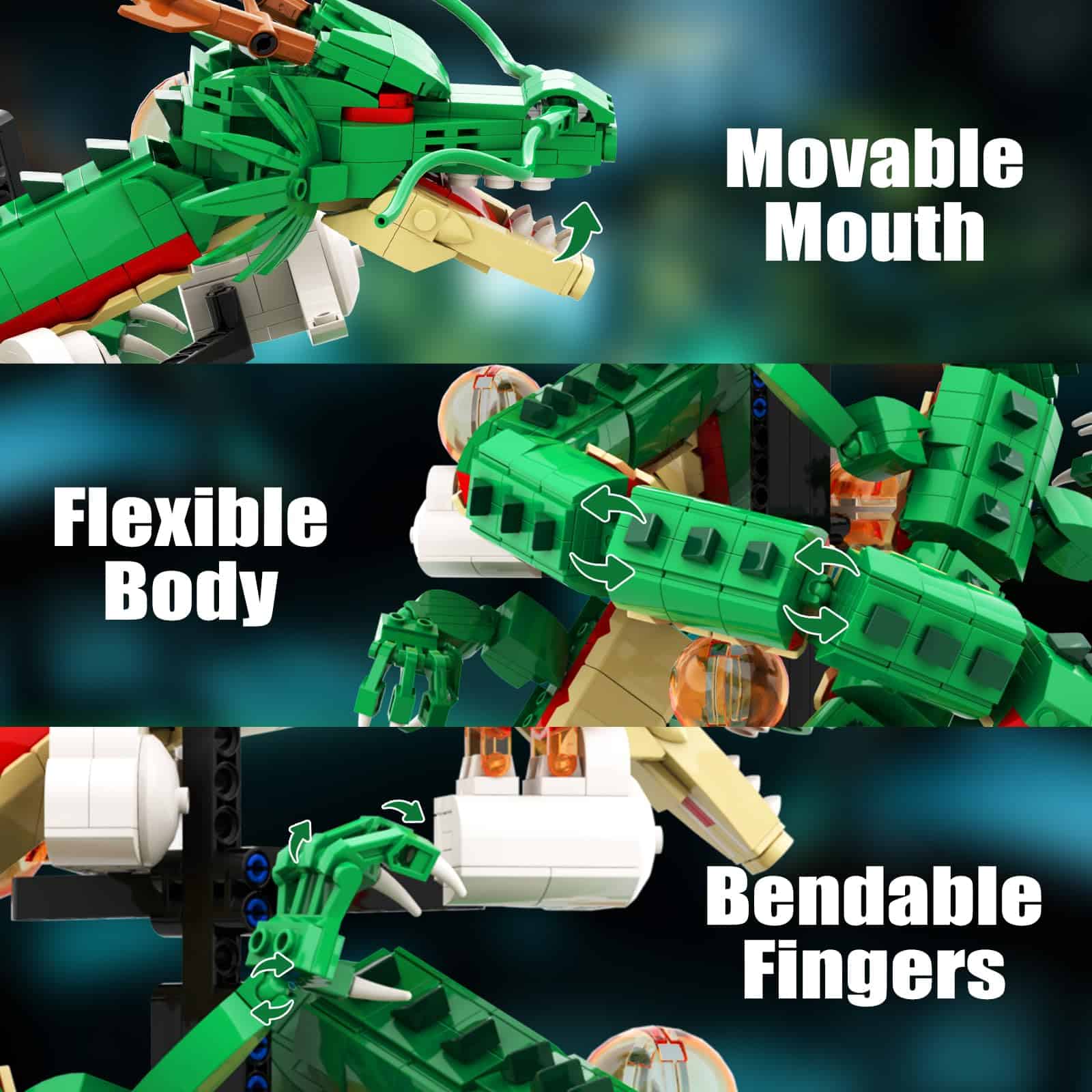 Set de Construcción de Dragón NUTCRACKER para Adultos - - Imagen 6