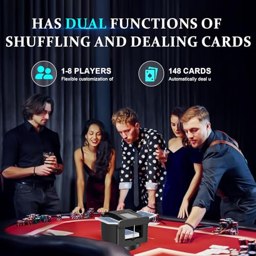 Mezcladora y repartidora de cartas automática con rotación - Imagen 3