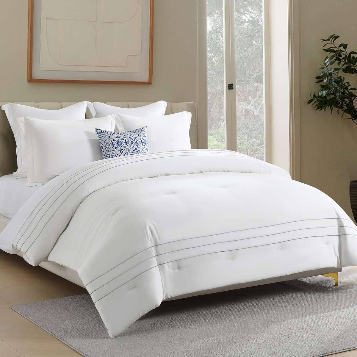 Juego de Edredón de Lujo FineStichery Queen - Edredones de