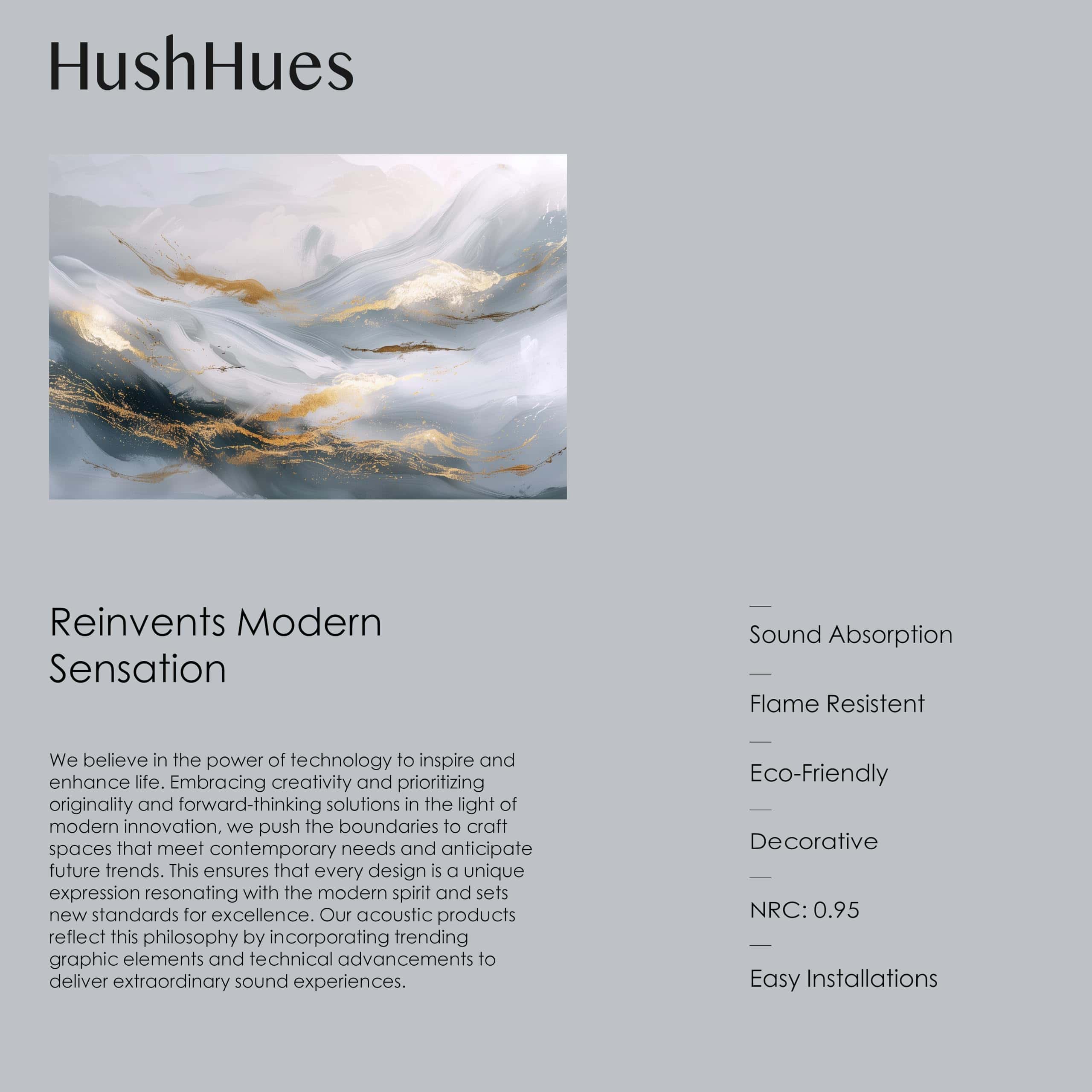 Paneles Acústicos Decorativos HushHues de 8 Piezas 48x32 - Imagen 7