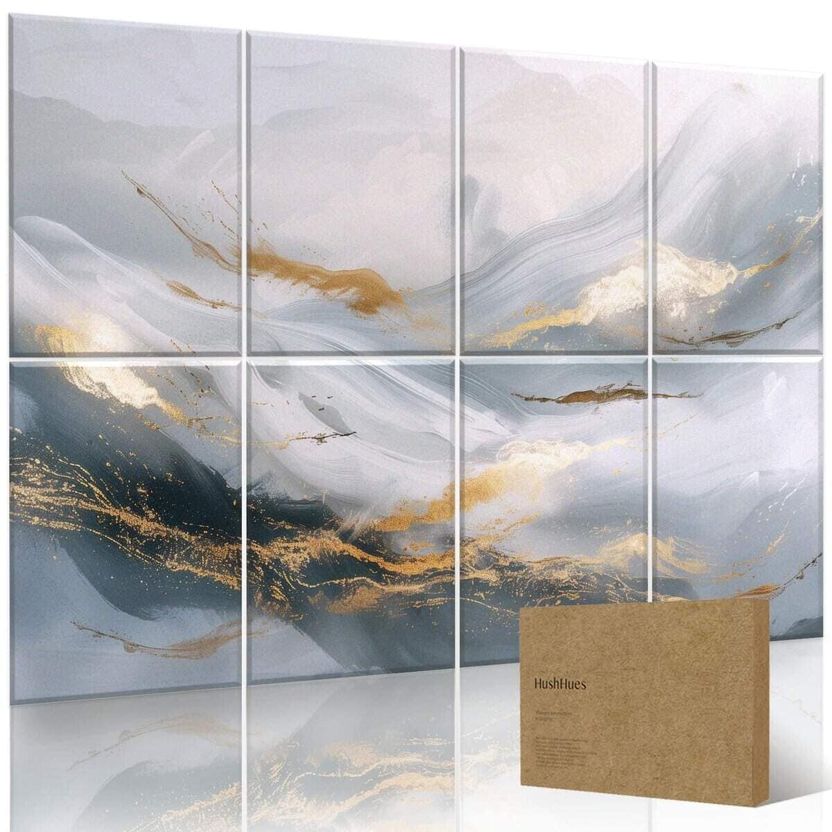 Paneles Acústicos Decorativos HushHues de 8 Piezas 48x32