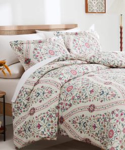 Juego de Funda de Edredón King Size de 100% Algodón de