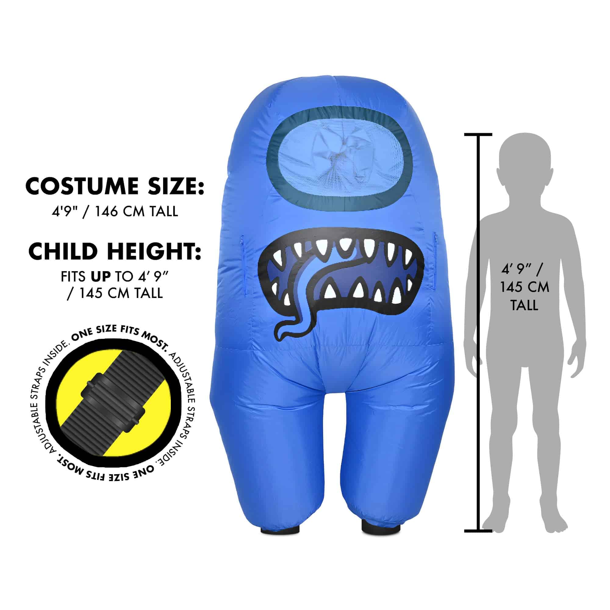 Disfraz Inflable Oficial YuMe Among Us Toikido Toys para - Imagen 5