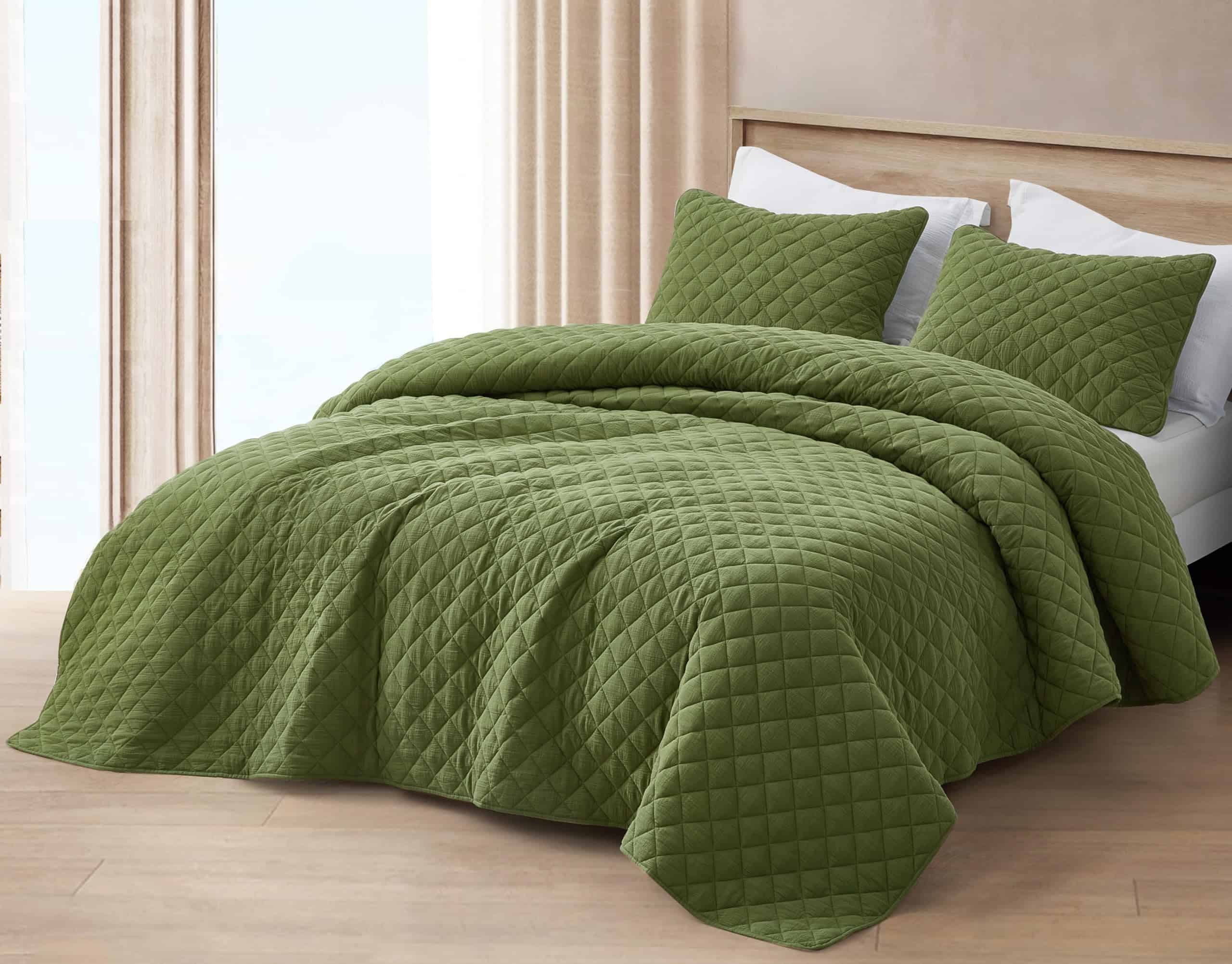 Juego de Edredón Chezmoi Collection de 3 Piezas de Gasa de - Imagen 4