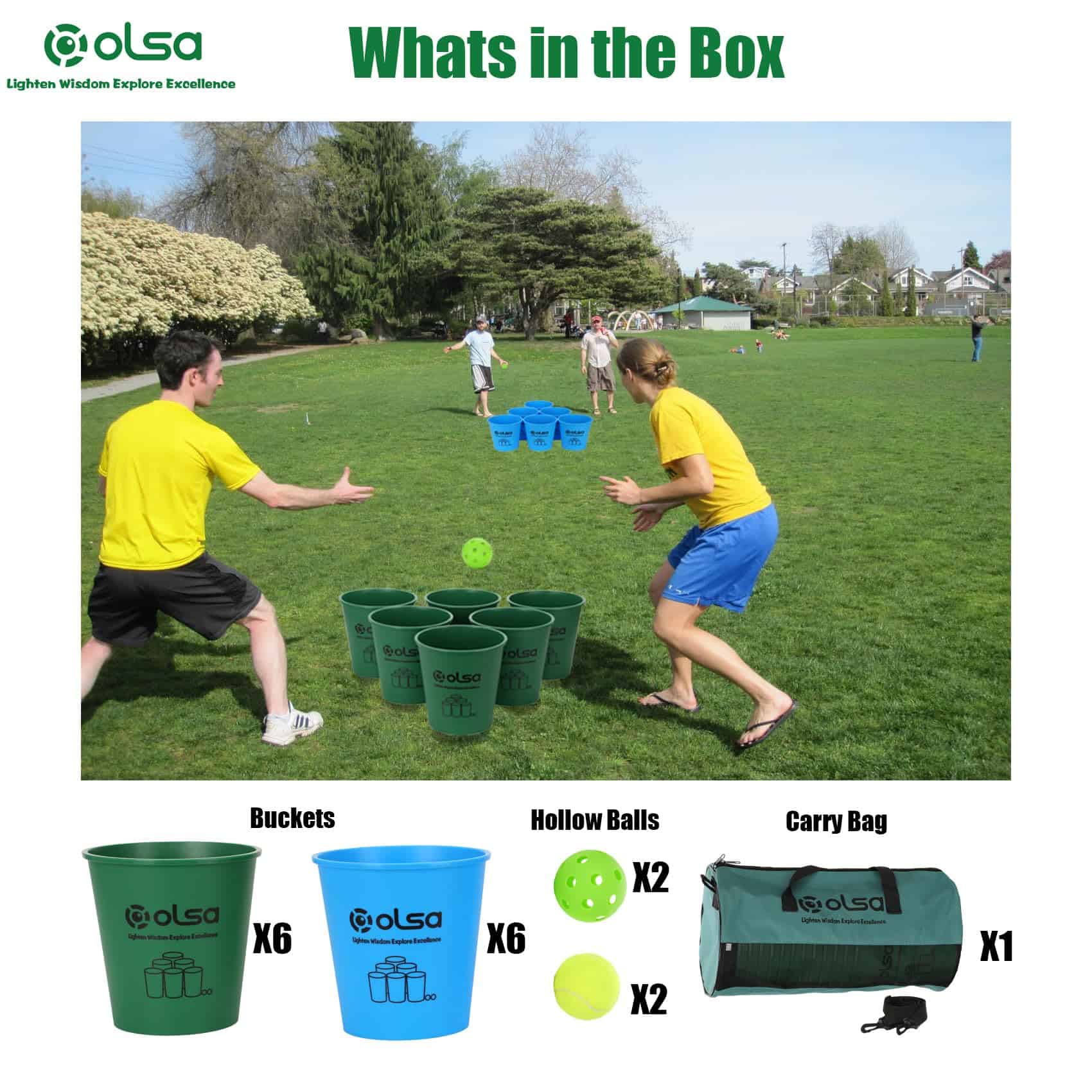 Juego de Yarda Gigante OLSA Pong al Aire Libre, Juegos de - Imagen 8