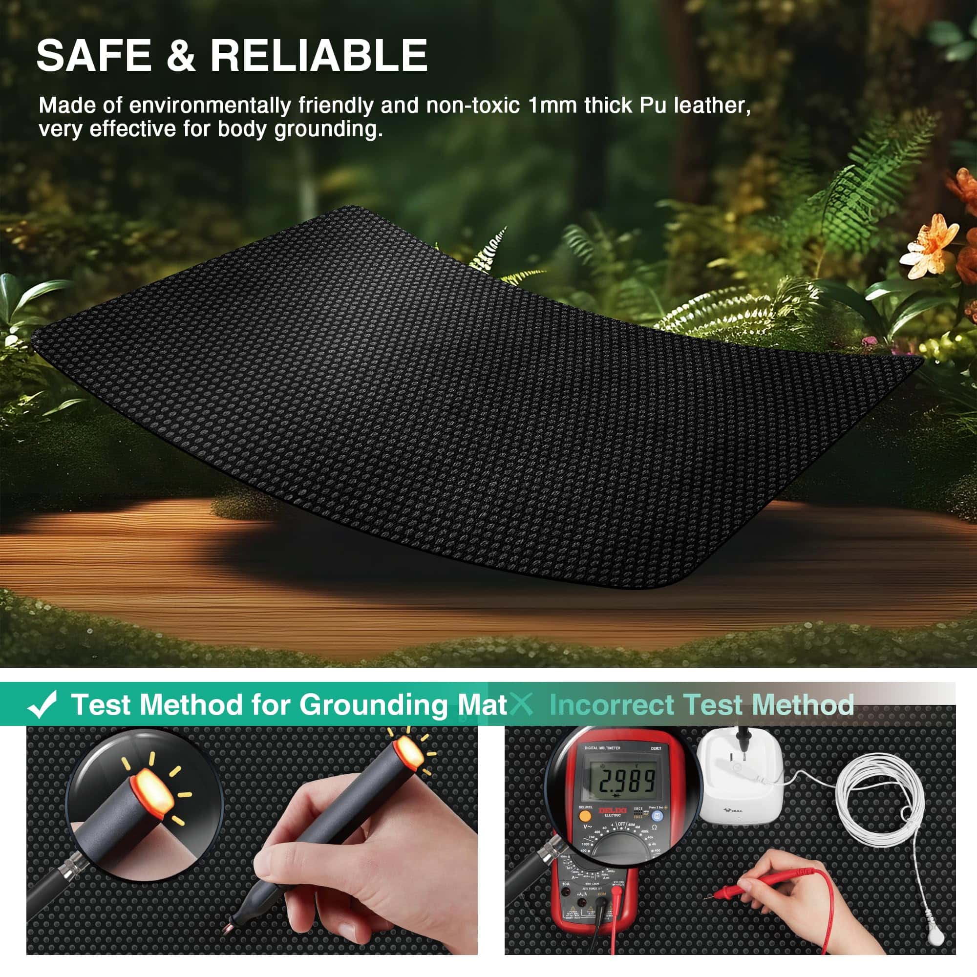 Tapete de Conexión a Tierra para Cama, Alfombrilla de - Imagen 5