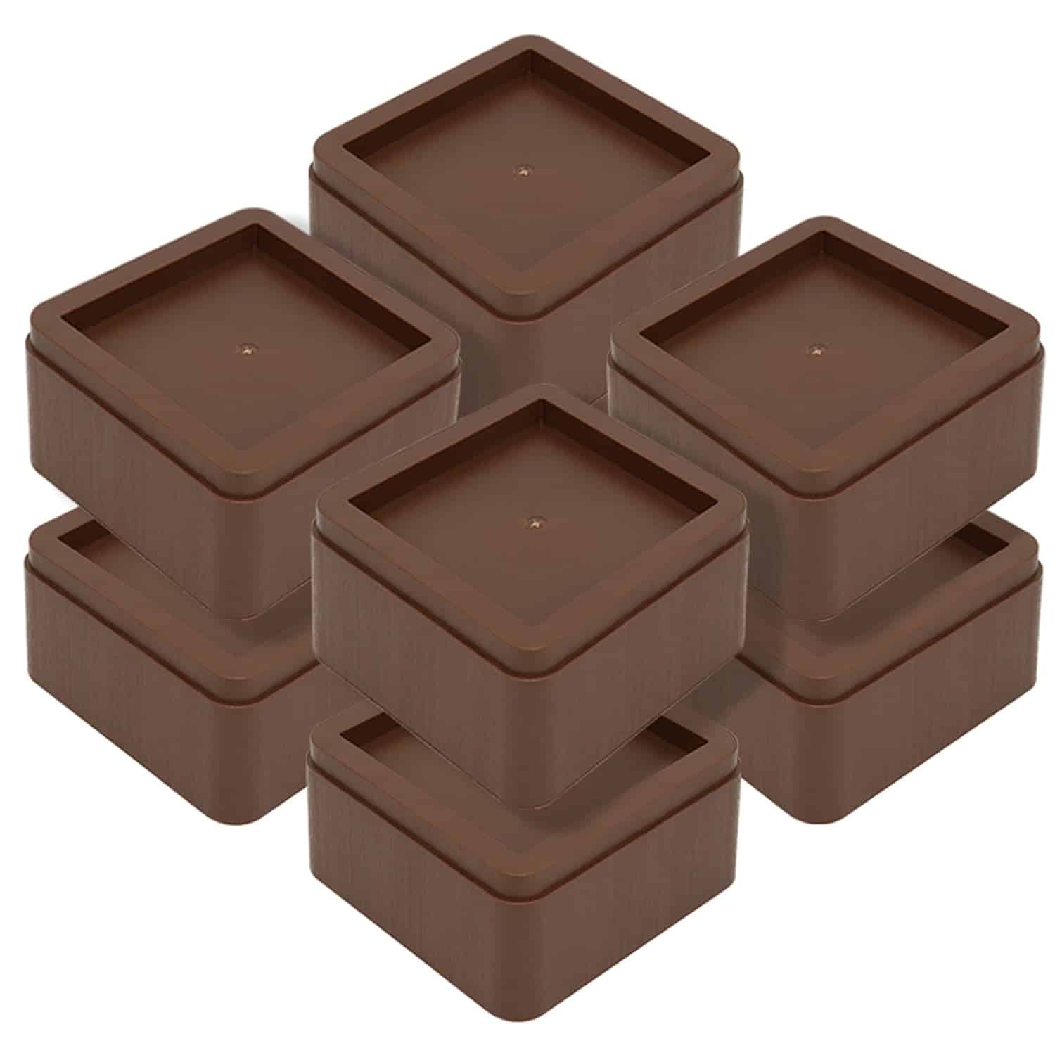 Elevadores de Cama de 3 Pulgadas - 8 Pack - Aspeike - - Imagen 8