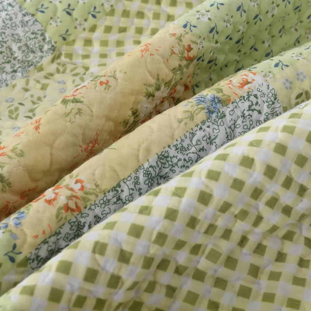 Set de Colcha Queen LORRIARD, 100% Algodón Floral para Cama - Imagen 6