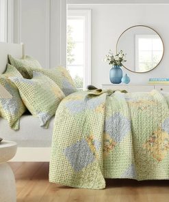 Set de Colcha King LORRIARD, Colcha King Floral 100%