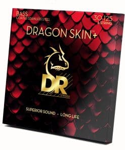 Cuerdas de bajo de acero inoxidable recubiertas DR Strings