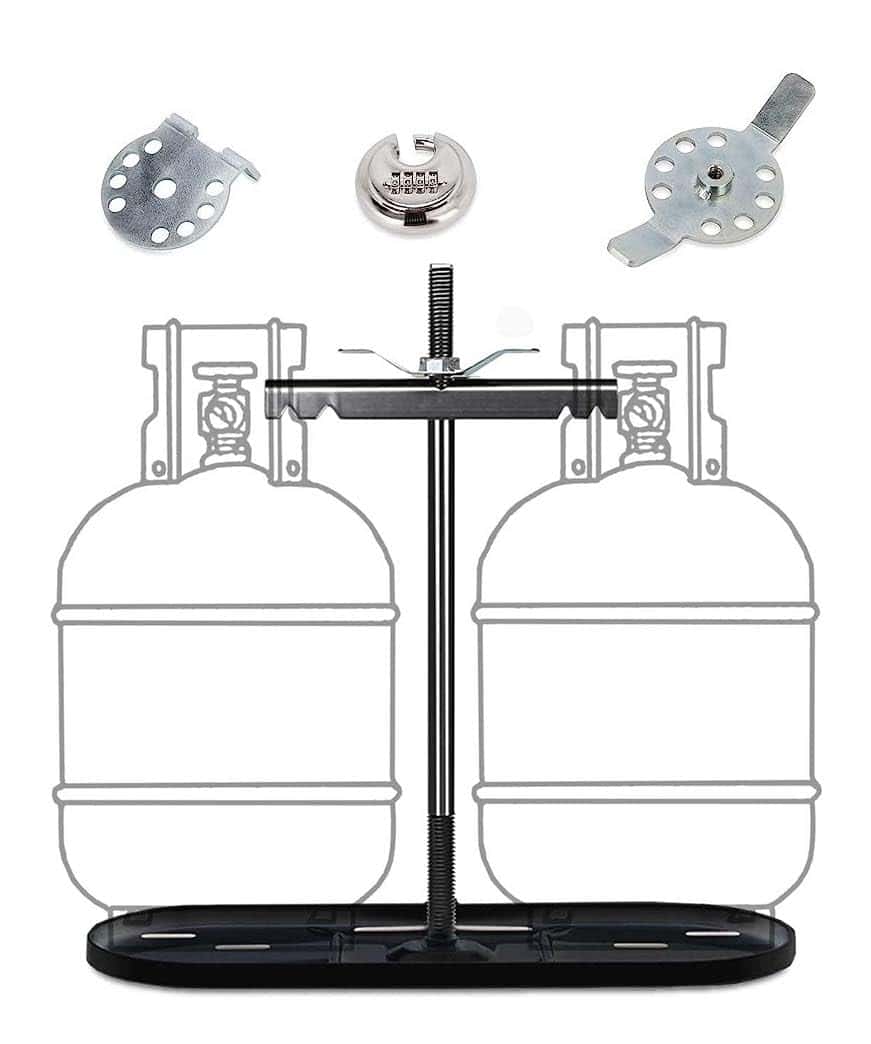 Soporte de Montaje de Tanque de Propano Doble RVPNR para