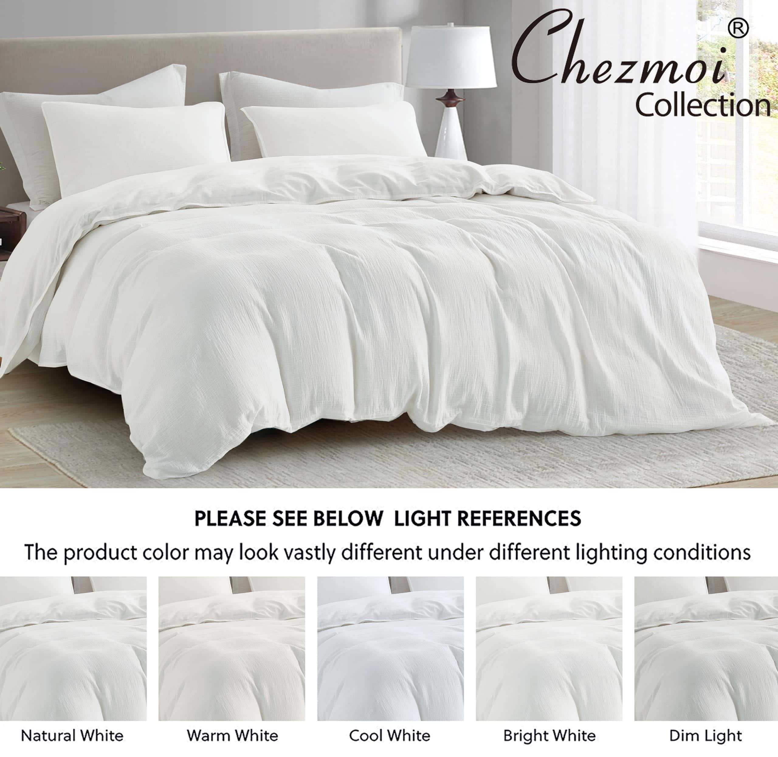 Juego de Funda Nórdica Queen Chezmoi Collection Breeze de 3 - Imagen 6