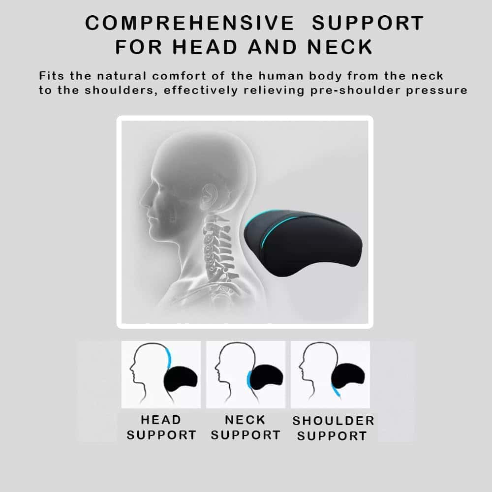 Almohada de Apoyo para el Cuello del Reposacabezas del - Imagen 5