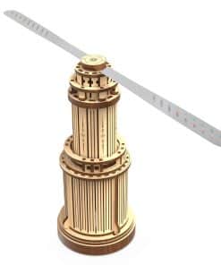 Rompecabezas 3D de Madera Modelo Faro con Ventilador para