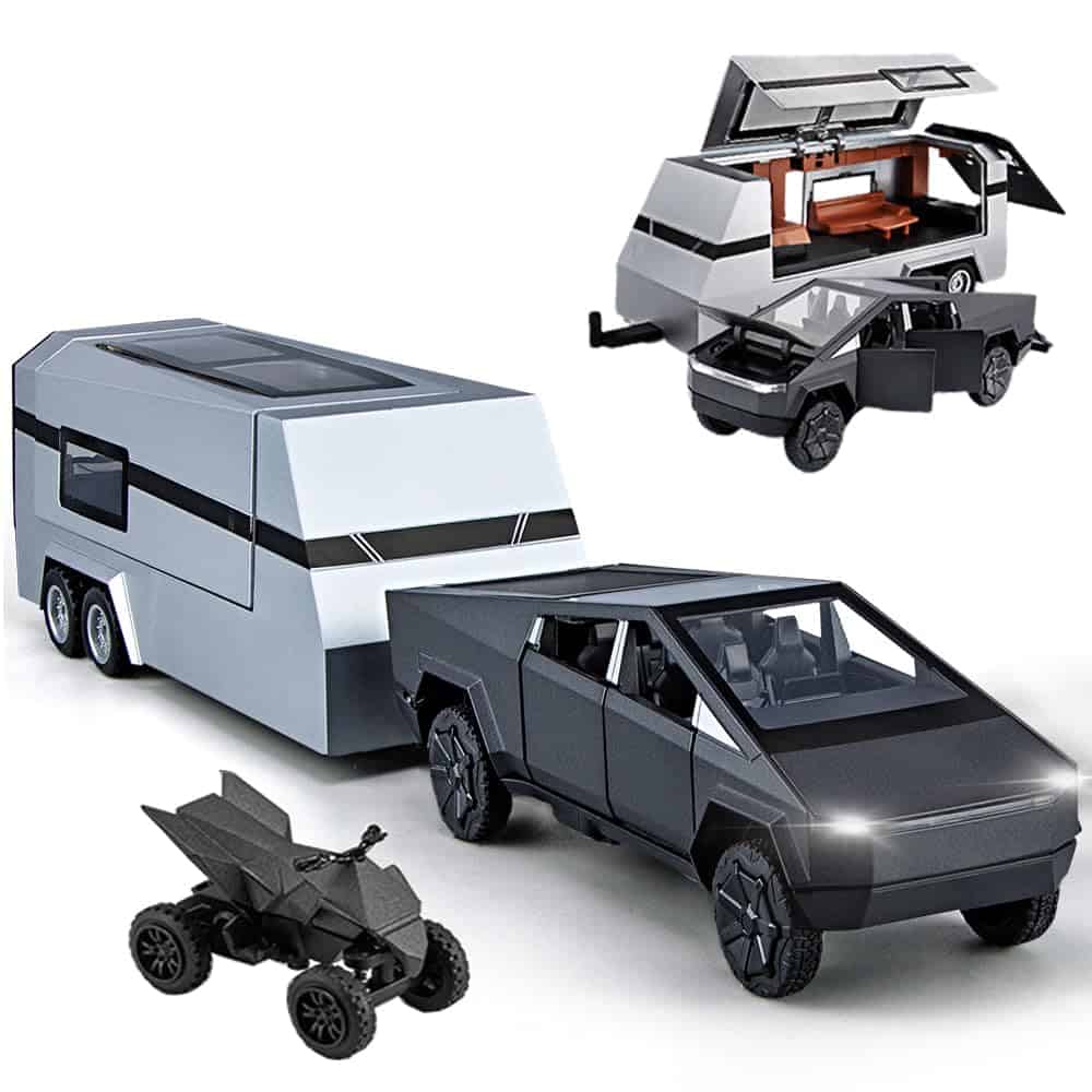 Camioneta Remolque RV Modelo, Metal Pick-Up Truck Trailer