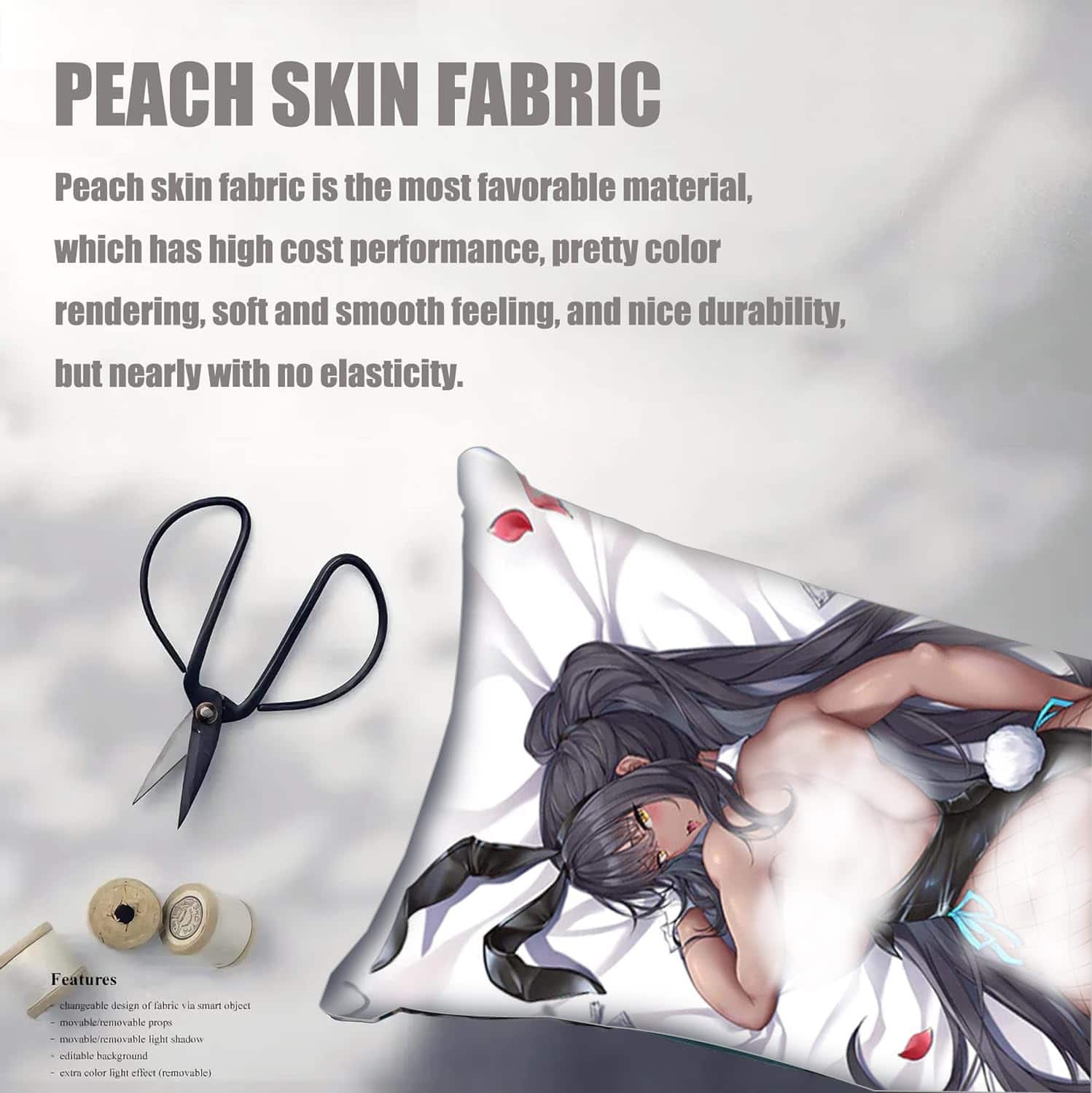 Funda de almohada tamaño vida - BGHEWRT Dakimakura Anime - Imagen 3