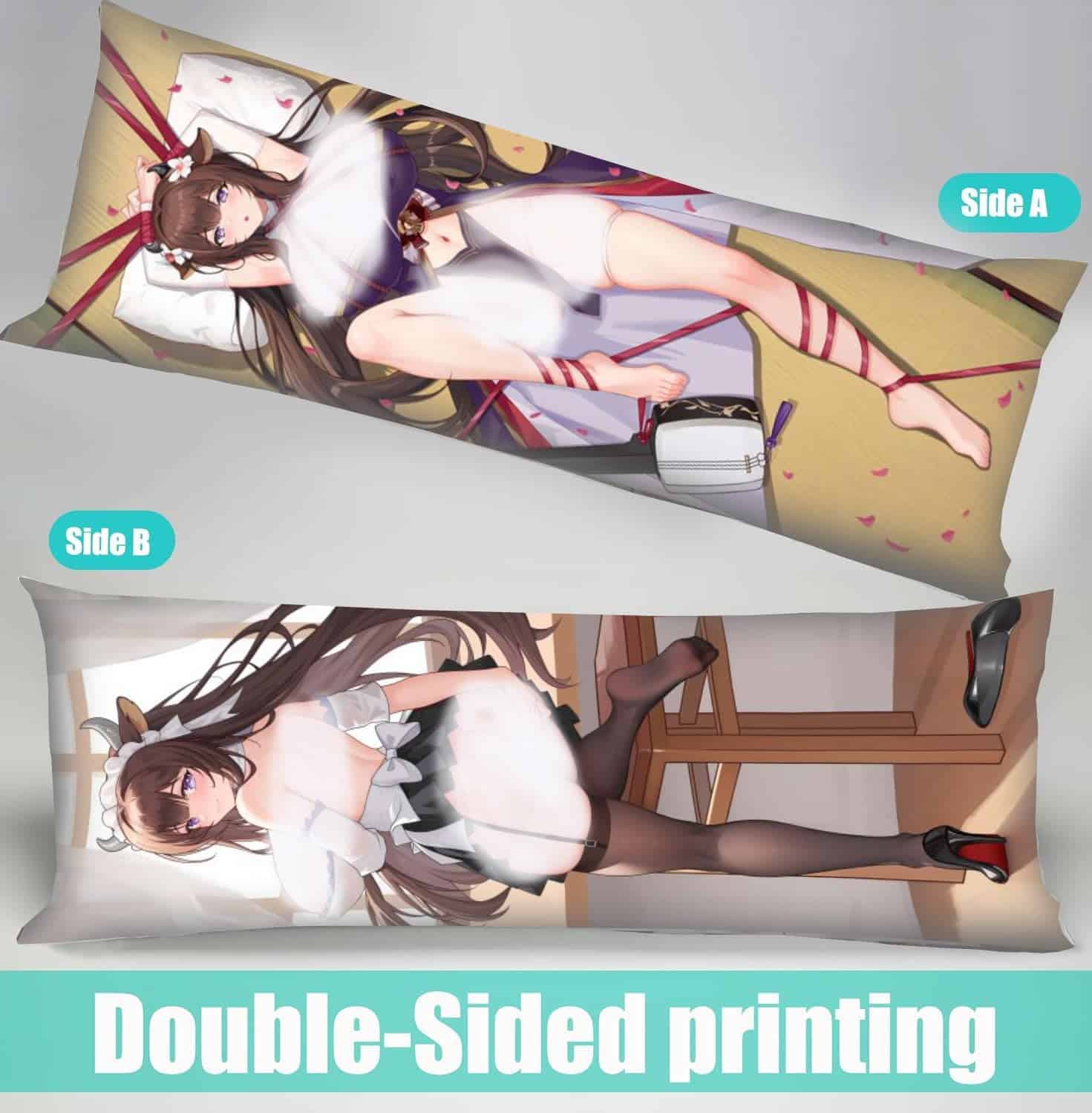Funda de almohada Dakimakura Anime Azur Lane, 19""x59"", - Imagen 6