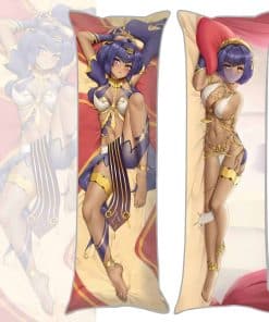 Funda de almohada cuerpo completo de anime Genshin Impact