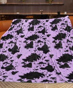 Manta de Vellón Púrpura Tamaño King Suave Manta de Lana