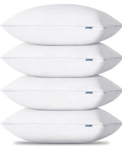 Conjunto de 4 Almohadas CozyLux Tamaño Estándar, Almohadas