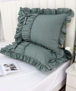 Softta 2 Piezas 20x36 Funda de Almohada 100% Algodón Lavado