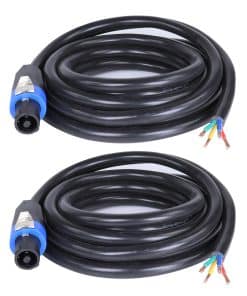 Pack de 2 cables Speakon de 10 pies Pro Road Tour 4