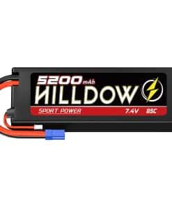 Batería de Lipo Hilldow 7.4V 2S 85C 5200mAh con Estuche