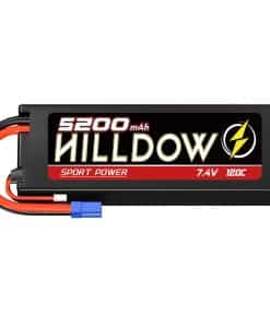 Batería Lipo Hilldow 2S 7.4V 120C 5200mAh con Estuche