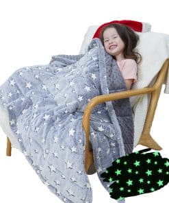 Bood Glow Flannel Weighted Blanket