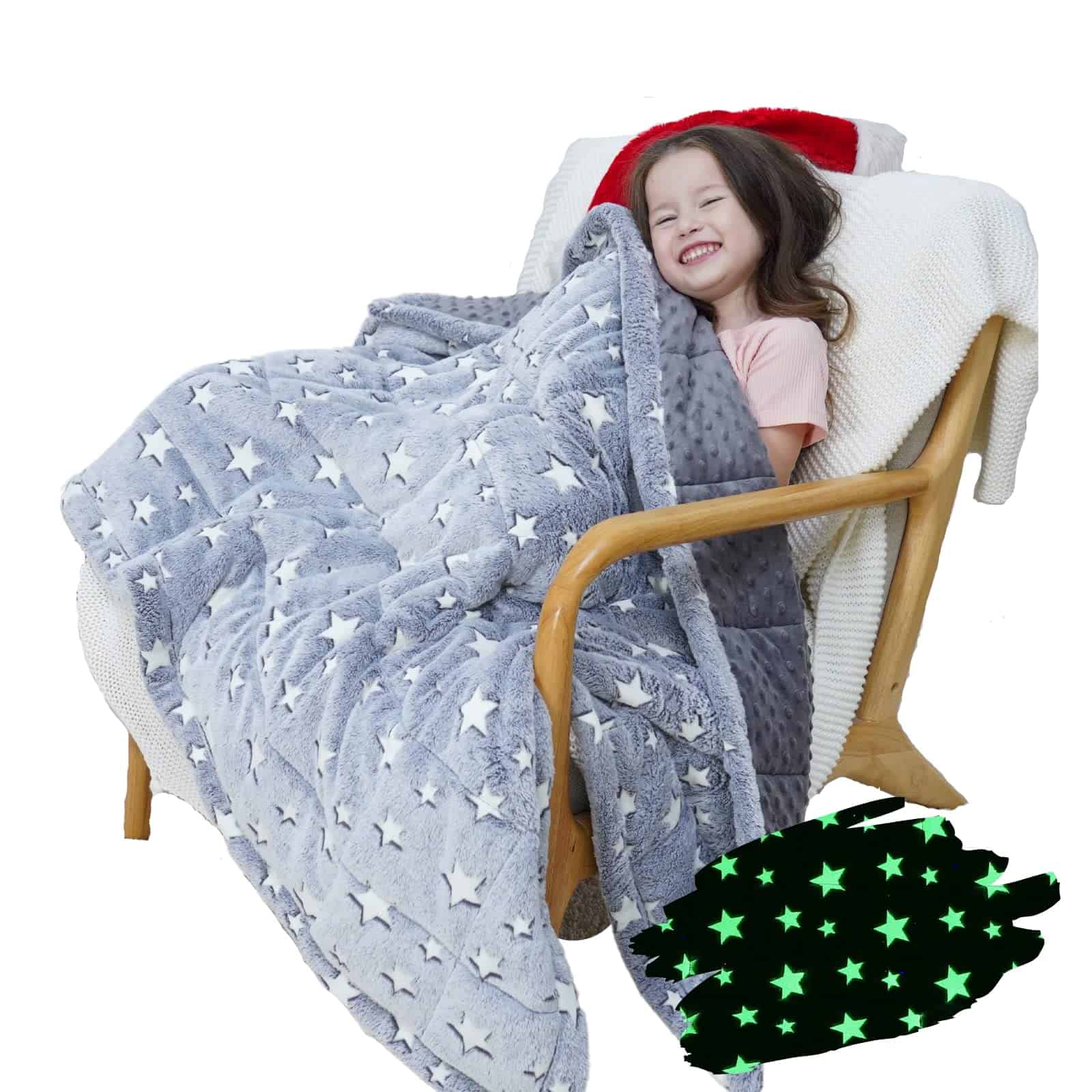 Bood Glow Flannel Weighted Blanket