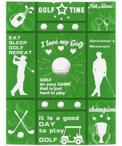 Manta de golf ABOXOBOG para sofá cama 50" x 60" Mantas
