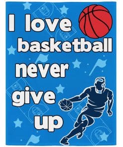 ABOXOBOG Manta de tiro de baloncesto para sofá cama 50" x