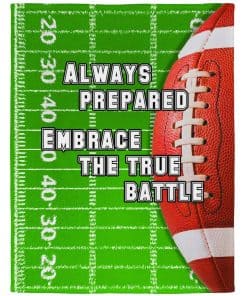 Manta de lanza de fútbol americano ABOXOBOG para sofá cama