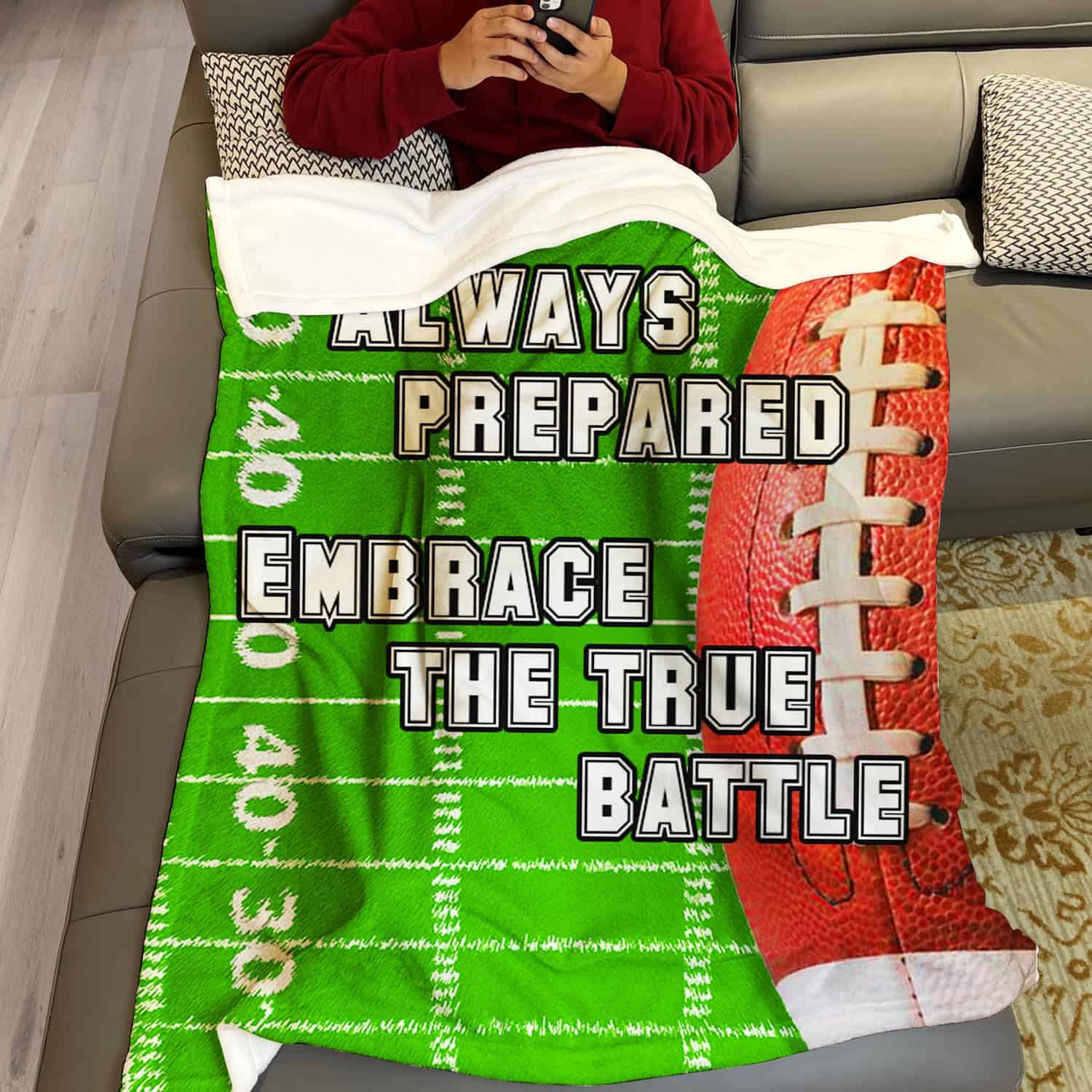 Manta de Tiro ABOXOBOG de Fútbol Americano para Sofá Cama - Imagen 3