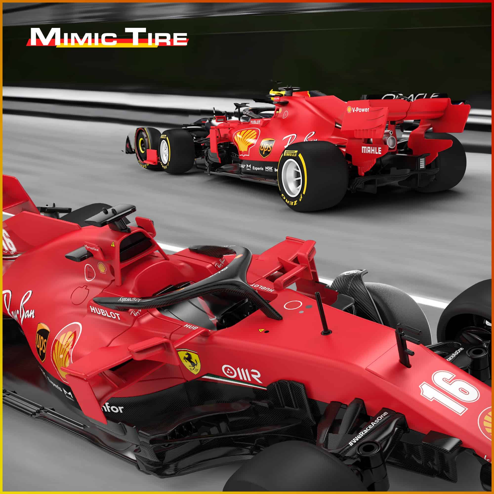 Kit de construcción de automóvil Ferrari F1 SF1000 con - Imagen 8