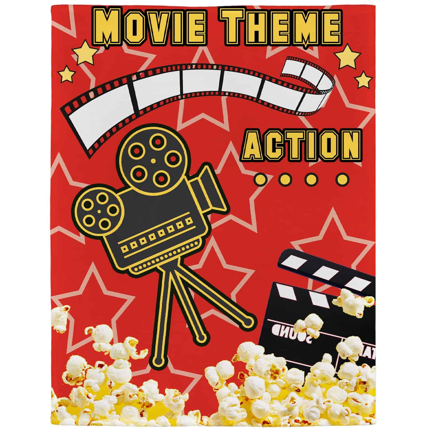 Manta de Cine Temático ABOXOBOG para Sofá Cama 50" x 60"