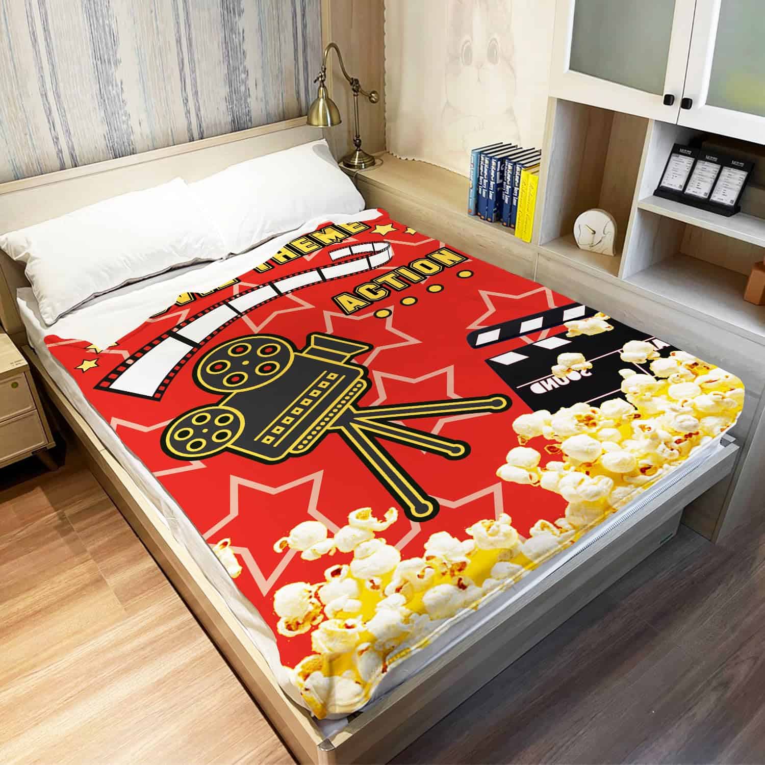 Manta de Cine Temático ABOXOBOG para Sofá Cama 50" x 60" - Imagen 4